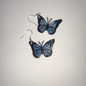 Custom Butterfly earrings!